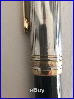 Montblanc Meisterstuck Solitaire Doue Sterling Silver Cap Rollerball Pen