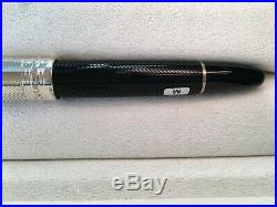 Montblanc Meisterstuck Solitaire Doue Sterling Silver Fountain Pen Barley M 146