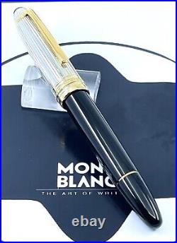 Montblanc Meisterstuck Solitaire Doue Sterling Silver Le Grand Fountain Pen