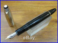 Montblanc Meisterstuck Solitaire Fountain Pen-doue Sterling Silver M146