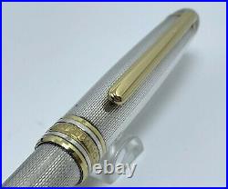 Montblanc Meisterstuck Solitaire No. 165 Sterling Silver Barley Pencil