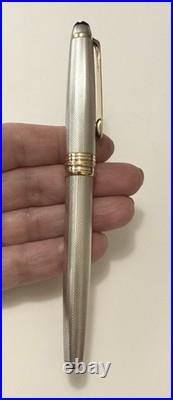 Montblanc Meisterstuck Solitaire Sterling Classique #163 Barleycorn Rollerball