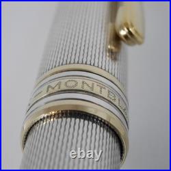 Montblanc Meisterstuck Solitaire Sterling Silver 925 Barley 144 Fountain Pen M