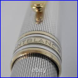 Montblanc Meisterstuck Solitaire Sterling Silver 925 Barley 144 Fountain Pen M