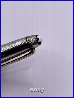 Montblanc Meisterstuck Solitaire Sterling Silver 925 Barley Ballpoint Pen READ