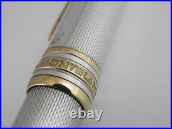Montblanc Meisterstuck Solitaire Sterling Silver 925 Barley Ballpoint Pen (used)