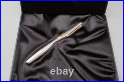 Montblanc Meisterstuck Solitaire Sterling Silver 925 Rollerball Pen 1638