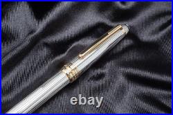 Montblanc Meisterstuck Solitaire Sterling Silver 925 Rollerball Pen 1638