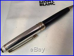 Montblanc Meisterstuck Solitaire Sterling Silver Ag925 Doue Ballpoint 164DS