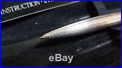 Montblanc Meisterstuck Solitaire Sterling Silver Ballpoint Pen 925 stod