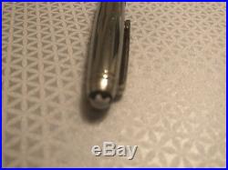 Montblanc Meisterstuck Solitaire Sterling Silver Ballpoint Pen (Original)