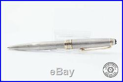 Montblanc Meisterstuck Solitaire Sterling Silver Barley Ballpoint Pen W. Germany