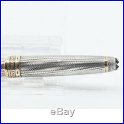 Montblanc Meisterstuck Solitaire Sterling Silver Barley Ballpoint Pen W. Germany