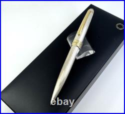 Montblanc Meisterstuck Solitaire Sterling Silver Barley Finish Ballpoint Pen