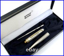 Montblanc Meisterstuck Solitaire Sterling Silver Barley Finish Ballpoint Pen