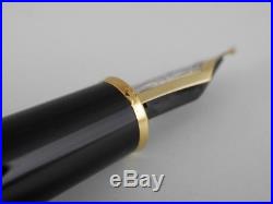 Montblanc Meisterstuck Solitaire Sterling Silver Barley Fountain Pen F