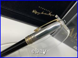 Montblanc Meisterstuck Solitaire Sterling Silver Doué Mozart Ballpoint Pen READ Montblanc Meisterstuck Solitaire Sterling Silver Doué Mozart Ballpoint Pen READ