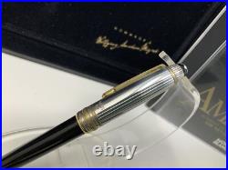 Montblanc Meisterstuck Solitaire Sterling Silver Doué Mozart Ballpoint Pen READ