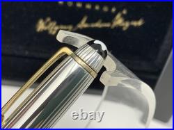Montblanc Meisterstuck Solitaire Sterling Silver Doué Mozart Ballpoint Pen READ