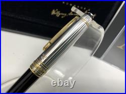Montblanc Meisterstuck Solitaire Sterling Silver Doué Mozart Ballpoint Pen READ