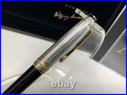 Montblanc Meisterstuck Solitaire Sterling Silver Doué Mozart Ballpoint Pen READ