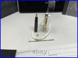 Montblanc Meisterstuck Solitaire Sterling Silver Doué Mozart Ballpoint Pen READ