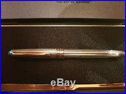 Montblanc Meisterstuck Solitaire Sterling Silver Fountain Pen 1448