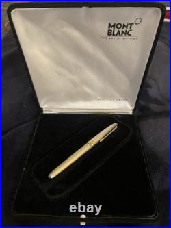 Montblanc Meisterstück Solitaire Sterling Silver Fountain Pen 18K M Nib 4810