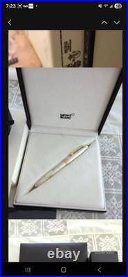 Montblanc Meisterstück Solitaire Sterling Silver Fountain Pen 18K M Nib 4810