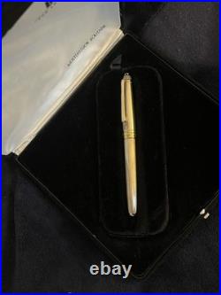 Montblanc Meisterstück Solitaire Sterling Silver Fountain Pen 18K M Nib 4810