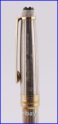 Montblanc Meisterstuck Solitaire Sterling Silver Pinstripe Rollerball (Germany)