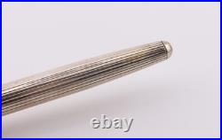 Montblanc Meisterstuck Solitaire Sterling Silver Pinstripe Rollerball (Germany)
