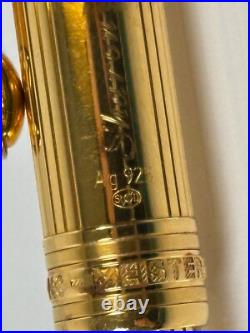 Montblanc Meisterstück Solitaire Vermeil (Sterling Silver) Rollerball Pen