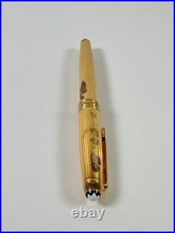 Montblanc Meisterstück Solitaire Vermeil (Sterling Silver) Rollerball Pen