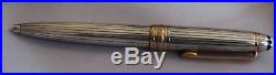 Montblanc Meisterstuck Sterling Silver Solitaire Ballpoint Pinstripe, Engraved