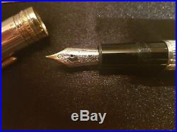 Montblanc Meisterstuck Sterling Silver Solitaire Fountain pen pencil ballpoint