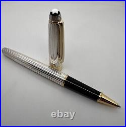 Montblanc Meisterstuck Two-Tone Solitaire Rollerball Pen 925 Sterling Silver