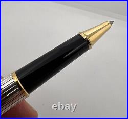 Montblanc Meisterstuck Two-Tone Solitaire Rollerball Pen 925 Sterling Silver