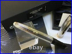 Montblanc Meisterstuck solitaire 146 legrand sterling silver fountain pen NEW