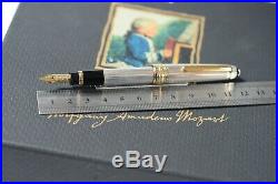 Montblanc Mozart solitaire silver fountain pen Sterling Silver 1148