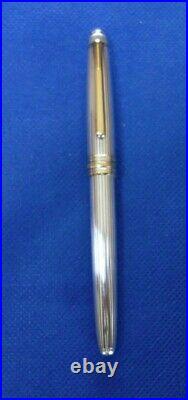 Montblanc Roller Ball Pen Sterling Silver