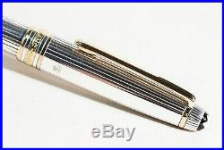 Montblanc Solitaire 925 STERLING Silver 164 Ballpoint Pen MASTERPIECE DESIGN
