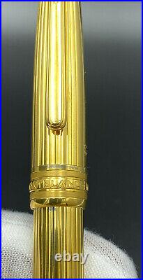 Montblanc Solitaire 925 Sterling Silver Vermeil 164 VP Ballpoint Pen (1645)