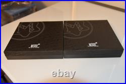Montblanc Solitaire Ballpoint Pen & Pencil 164SP 165SP Sterling Silver Pinstripe