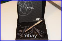 Montblanc Solitaire Ballpoint Pen & Pencil 164SP 165SP Sterling Silver Pinstripe