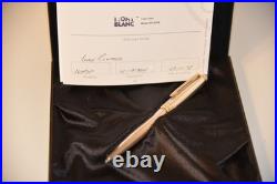 Montblanc Solitaire Ballpoint Pen & Pencil 164SP 165SP Sterling Silver Pinstripe