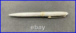 Montblanc Solitaire Ballpoint Pen Sterling Silver 925 Free Shipping Japan