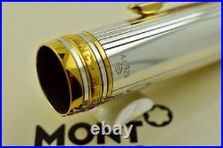 Montblanc Solitaire Fountain Pen Sterling Silver Legrand X Fine New In Box 146s