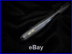 Montblanc Solitaire Pinstripe Fountain Meisterstuck Pen Sterling Silver unused