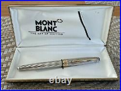 Montblanc Solitaire Silver Pinstripe Rollerball